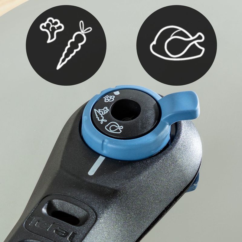 Casa si Gradina - Bucatarie si vesela - Vase pentru gatit - Oale sub presiune - Set de 2 oale sub presiune Tefal Secure Trendy P2584301, 4 / 6 L, sistem siguranta in 5 puncte, 2 programe de gatire - Infinity.ro