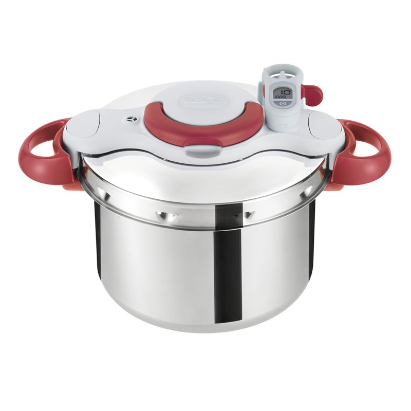 Casa si Gradina - Bucatarie si vesela - Vase pentru gatit - Oale sub presiune - Oala sub presiune Tefal ClipsoMinut Perfect P4620733, 6 L, compatibil cu inductia, inox, indicator de presiune, 5 - Infinity.ro