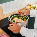 Casa si Gradina - Bucatarie si vesela - Vase pentru gatit - Oale sub presiune - Oala sub presiune Tefal ClipsoMinut Perfect P4620733, 6 L, compatibil cu inductia, inox, indicator de presiune, 5 - Infinity.ro
