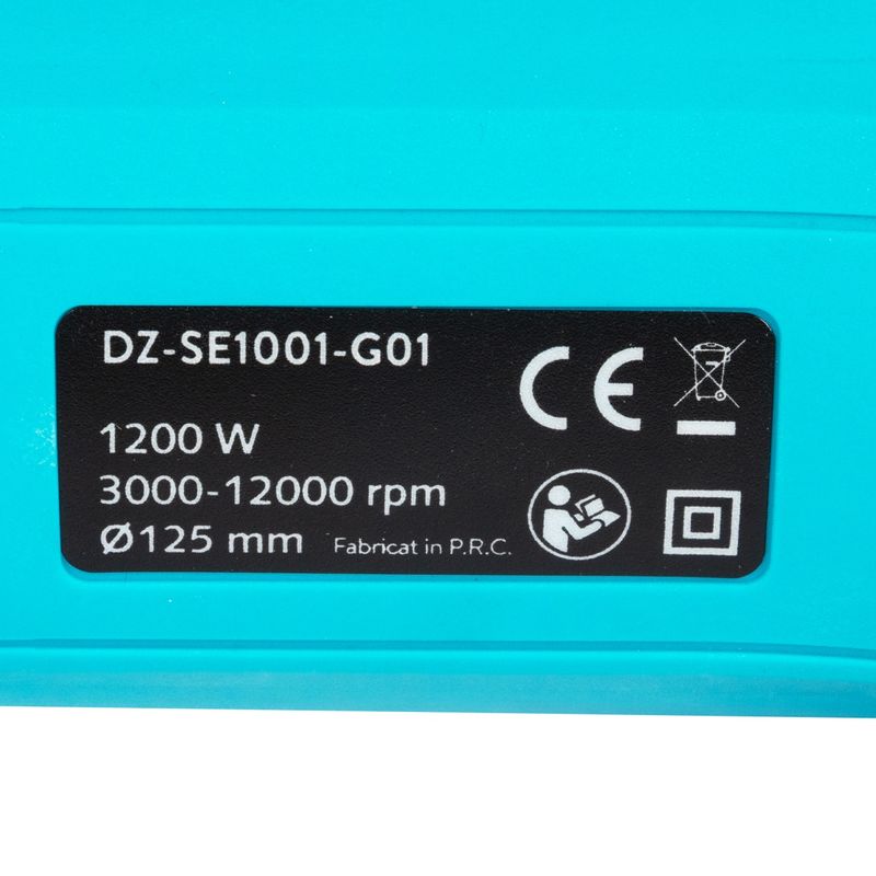 Casa si Gradina - Constructii - Scule electrice si accesorii - Polizoare - Polizor unghiular detoolz, 1200W, 125mm diametru disc, cu variator de turatie - Infinity.ro