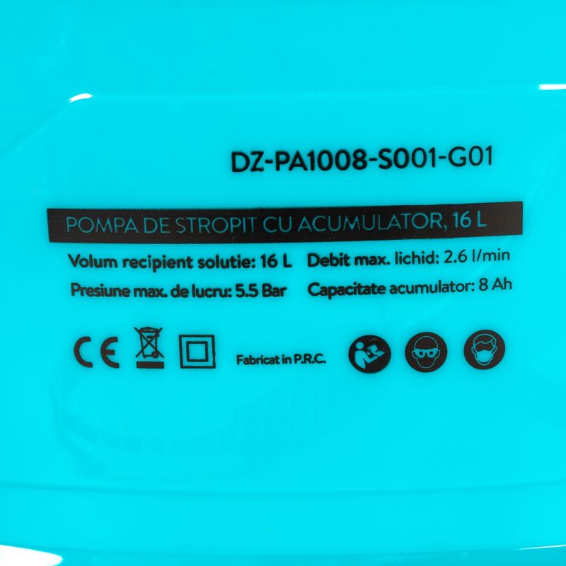Casa si Gradina - Gradinarit si plante - Instalatii si accesorii pentru irigatii - Aparate pentru stropit gradina - Pompa de stropit detoolz, capacitate 16l, cu acumulator si amestecator - Infinity.ro
