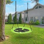 Casa si Gradina - Gradina si terasa - Balansoare si hamace - Balansoare - Leagan gradina tip cuib, diametru 100 cm, reglabil pe inaltime, maxim 150 kg, verde - Infinity.ro
