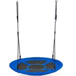 Casa si Gradina - Gradina si terasa - Balansoare si hamace - Balansoare - Leagan gradina tip cuib, diametru 100 cm, reglabil pe inaltime, maxim 150 kg, albastru - Infinity.ro