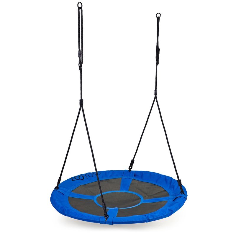 Casa si Gradina - Gradina si terasa - Balansoare si hamace - Balansoare - Leagan gradina tip cuib, diametru 100 cm, reglabil pe inaltime, maxim 150 kg, albastru - Infinity.ro
