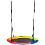 Casa si Gradina - Gradina si terasa - Balansoare si hamace - Balansoare - Leagan gradina tip cuib, diametru 100 cm, reglabil pe inaltime, maxim 150 kg, multicolor - Infinity.ro