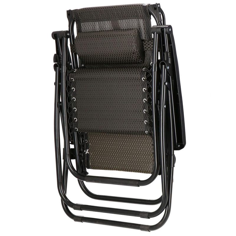 Casa si Gradina - Gradina si terasa - Mobilier exterior - Scaune si sezlonguri gradina - Sezlong pliabil cu parasolar si suport pahare, spatar blocare pozitie, textilene impermeabil, max 130 kg, 77x110x175 - Infinity.ro
