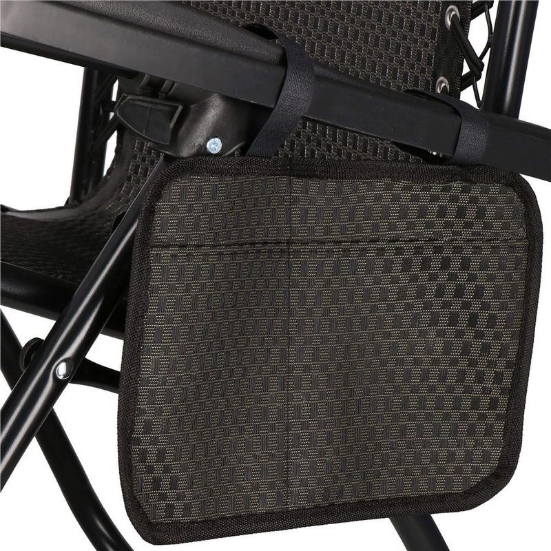 Casa si Gradina - Gradina si terasa - Mobilier exterior - Scaune si sezlonguri gradina - Sezlong pliabil cu parasolar si suport pahare, spatar blocare pozitie, textilene impermeabil, max 130 kg, 77x110x175 - Infinity.ro
