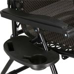 Casa si Gradina - Gradina si terasa - Mobilier exterior - Scaune si sezlonguri gradina - Sezlong pliabil cu parasolar si suport pahare, spatar blocare pozitie, textilene impermeabil, max 130 kg, 77x110x175 - Infinity.ro