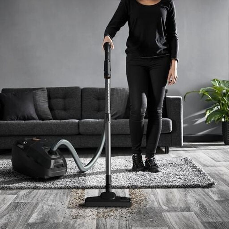 Electronice si Electrocasnice - Ingrijirea locuintei - Aspiratoare - Aspirator cu sac Rowenta Green Force Effitech Total Clean RO6189EA, 400W, 3 niveluri de filtrare, lungime cablu 8.4m - Infinity.ro