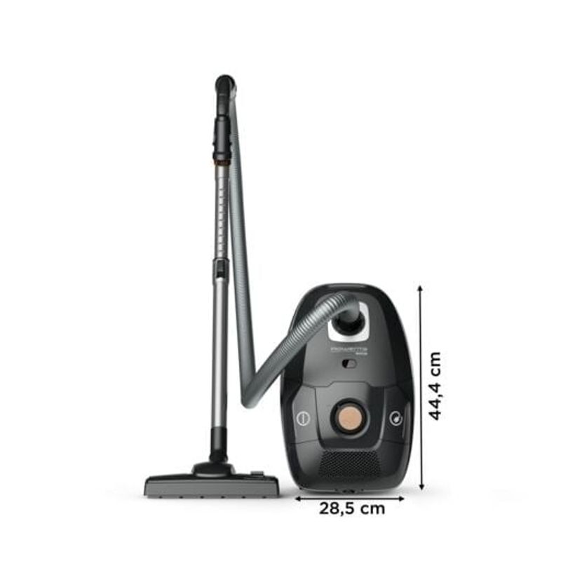 Electronice si Electrocasnice - Ingrijirea locuintei - Aspiratoare - Aspirator cu sac Rowenta Green Force Effitech Total Clean RO6189EA, 400W, 3 niveluri de filtrare, lungime cablu 8.4m - Infinity.ro
