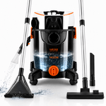 Electronice si Electrocasnice - Ingrijirea locuintei - Aspiratoare - Aspirator cu spalare prin injectie - extractie HAEGER ULTRA CLEAN, putere 1400W, rezervor apa curata 4 litri, Apa - Infinity.ro