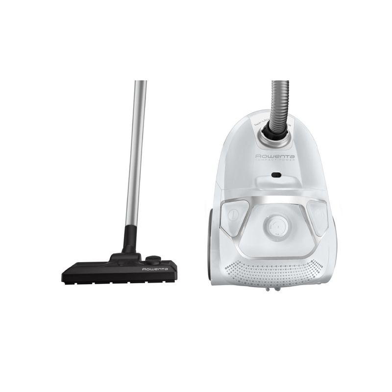 Electronice si Electrocasnice - Ingrijirea locuintei - Aspiratoare - Aspirator cu sac Rowenta Compact Power RO3927EA, 750W, filtrare 2 nivele 99.98%, recipient sac 3L, raza de operare - Infinity.ro