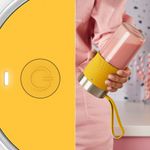 Electronice si Electrocasnice - Electrocasnice bucatarie - Mixere, tocatoare & roboti de bucatarie - Blendere si mini tocatoare - Blender portabil Tefal Lightmix BL1C0230, 300 ml, 2 lame, 20.000 rpm, acumulator 1200 mAh, rezultate in 40 secunde - Infinity.ro