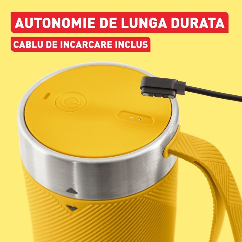 Electronice si Electrocasnice - Electrocasnice bucatarie - Mixere, tocatoare & roboti de bucatarie - Blendere si mini tocatoare - Blender portabil Tefal Lightmix BL1C0230, 300 ml, 2 lame, 20.000 rpm, acumulator 1200 mAh, rezultate in 40 secunde - Infinity.ro