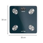 Ingrijire personala si Cosmetice - Sanatate si wellness - Aparate medicale - Cantare corporale - Cantar inteligent Tefal Goodvibes Life+ BM9620S1, 10 indicatori de masurare, greutate max180KG, conectivitate - Infinity.ro