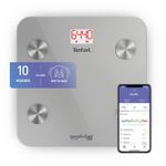 Ingrijire personala si Cosmetice - Sanatate si wellness - Aparate medicale - Cantare corporale - Cantar inteligent Tefal Goodvibes Life BM9600S1, 10 indicatori de masurare, aplicatie dedicata, greutate maxima 160 kg - Infinity.ro