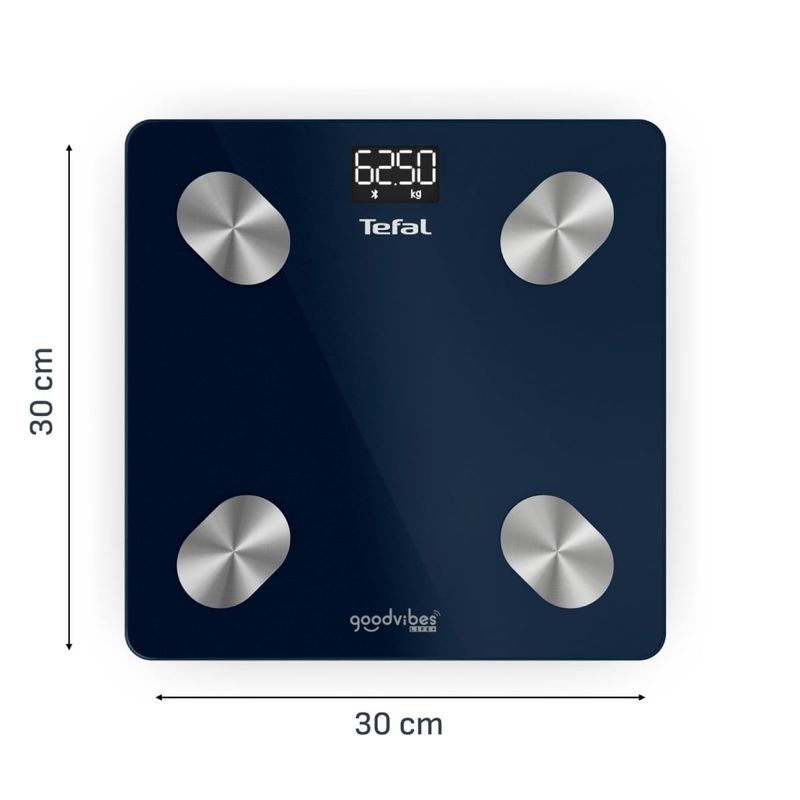 Ingrijire personala si Cosmetice - Sanatate si wellness - Aparate medicale - Cantare corporale - Cantar inteligent Tefal Goodvibes Life+ BM9720F0, greutate maxima 180 kg, 15 indicatori de masurare, sincronizare cu - Infinity.ro