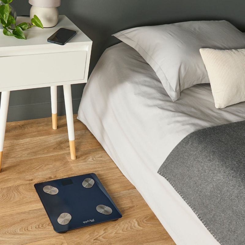 Ingrijire personala si Cosmetice - Sanatate si wellness - Aparate medicale - Cantare corporale - Cantar inteligent Tefal Goodvibes Life+ BM9720F0, greutate maxima 180 kg, 15 indicatori de masurare, sincronizare cu - Infinity.ro