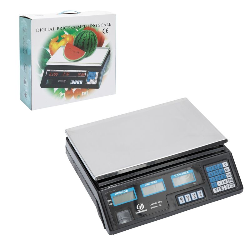Casa si Gradina - Constructii - Depozitare, transport si protectie - Cantare electronice comerciale - Cantar electronic micul fermier 40Kg afisaj dublu model 1, Acumulator incorporat - Infinity.ro