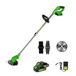 Casa si Gradina - Gradinarit si plante - Utilaje gradina - Coase electrice si motocoase - Trimmer (motocoasa) electric micul fermier 20V, 2 acumulatori 1.5ah - Infinity.ro
