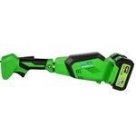 Casa si Gradina - Gradinarit si plante - Utilaje gradina - Coase electrice si motocoase - Motocoasa (trimmer) electrica micul fermier 2x20v, 2 acumulatori 4Ah, maner simplu, motor fara perii - Infinity.ro
