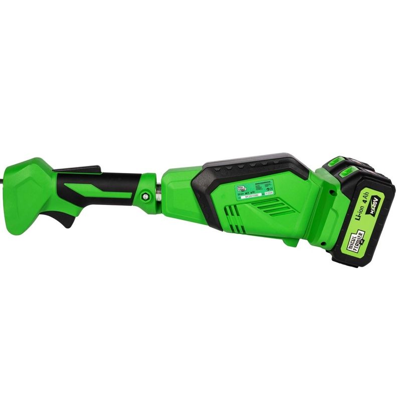 Casa si Gradina - Gradinarit si plante - Utilaje gradina - Coase electrice si motocoase - Motocoasa (trimmer) electrica micul fermier 2x20v, 2 acumulatori 4Ah, maner simplu, motor fara perii - Infinity.ro