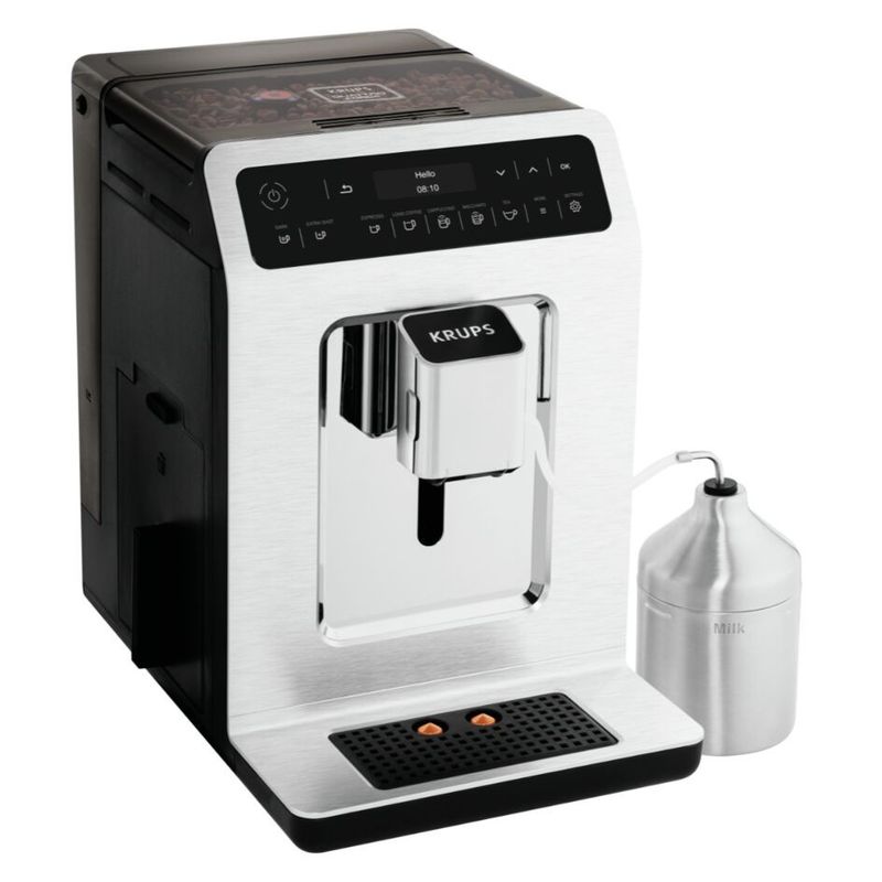 Electronice si Electrocasnice - Electrocasnice bucatarie - Preparare bauturi - Espressoare - Espressor automat Krups Evidence EA891C10, 1450W, 15 bari, rezervor boabe 260g, rezervor apa 2.3L, rasnita 3 nivele - Infinity.ro