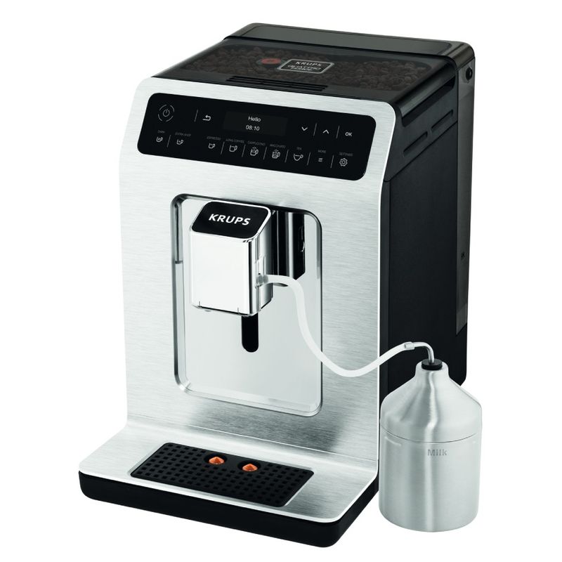 Electronice si Electrocasnice - Electrocasnice bucatarie - Preparare bauturi - Espressoare - Espressor automat Krups Evidence EA891C10, 1450W, 15 bari, rezervor boabe 260g, rezervor apa 2.3L, rasnita 3 nivele - Infinity.ro