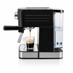 Electronice si Electrocasnice - Electrocasnice bucatarie - Preparare bauturi - Espressoare - Espressor de cafea HAEGER SUPER ESPRESSO, Presiune 20 bar (pompa ULKA Italia), Cafea macinata si capsule, 1.6L - Infinity.ro
