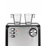 Electronice si Electrocasnice - Electrocasnice bucatarie - Preparare bauturi - Espressoare - Espressor de cafea HAEGER SUPER ESPRESSO, Presiune 20 bar (pompa ULKA Italia), Cafea macinata si capsule, 1.6L - Infinity.ro