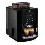 Electronice si Electrocasnice - Electrocasnice bucatarie - Preparare bauturi - Espressoare - Espressor automat Krups Happy Arabica EA817010, ecran LCD, 15 bari, rezervor boabe 260g, rezervor apa 1.7L, rasnita 3 - Infinity.ro