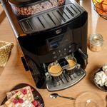 Electronice si Electrocasnice - Electrocasnice bucatarie - Preparare bauturi - Espressoare - Espressor automat Krups Happy Arabica EA817010, ecran LCD, 15 bari, rezervor boabe 260g, rezervor apa 1.7L, rasnita 3 - Infinity.ro