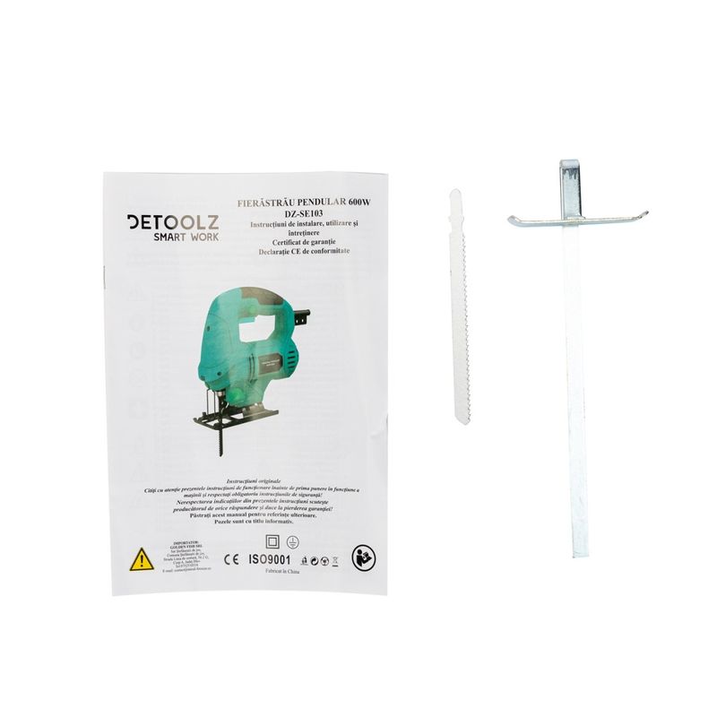 Casa si Gradina - Constructii - Scule electrice si accesorii - Fierastraie electrice - Fierastrau pendular 600W 80mm, Model compact si usor pentru o manevrabilitate ridicata - Infinity.ro