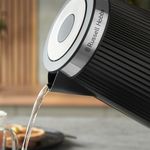 Electronice si Electrocasnice - Electrocasnice bucatarie - Preparare bauturi - Fierbatoare de apa - Fierbator electric Russell Hobbs 26750-70 Bronte, 1.7L, 3000W, design fluted mat, iluminare interna, accenturi crom - Infinity.ro