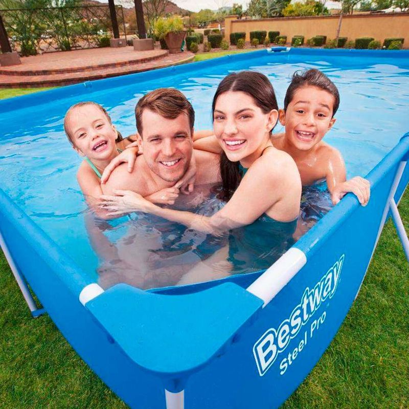 Casa si Gradina - Gradina si terasa - Piscine si accesorii - Piscine - Piscina cadru metalic Bestway 56424, 400x211x81 cm, 5.700 litri, cu toate accesoriile - Infinity.ro