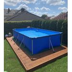 Casa si Gradina - Gradina si terasa - Piscine si accesorii - Piscine - Piscina cadru metalic Bestway 56424, 400x211x81 cm, 5.700 litri, cu toate accesoriile - Infinity.ro