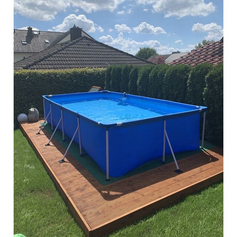 Casa si Gradina - Gradina si terasa - Piscine si accesorii - Piscine - Piscina cadru metalic Bestway 56424, 400x211x81 cm, 5.700 litri, cu toate accesoriile - Infinity.ro