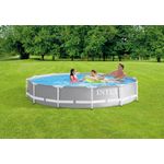Casa si Gradina - Gradina si terasa - Piscine si accesorii - Piscine - Piscina cadru metalic Intex Prisma Frame, 366x76 cm, 6.500 litri, cu pompa de filtrare - Infinity.ro