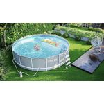 Casa si Gradina - Gradina si terasa - Piscine si accesorii - Piscine - Piscina cadru metalic Intex Prism Frame, 366x99cm, 9.000 litri, cu pompa de filtrare si scara - Infinity.ro