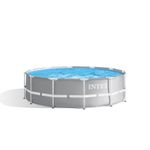 Casa si Gradina - Gradina si terasa - Piscine si accesorii - Piscine - Piscina cadru metalic Intex Prism Frame, 366x99cm, 9.000 litri, cu pompa de filtrare si scara - Infinity.ro