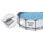 Casa si Gradina - Gradina si terasa - Piscine si accesorii - Piscine - Piscina cadru metalic Bestway, 366x100cm, 9.150 litri, cu pompa de filtrare si scara - Infinity.ro