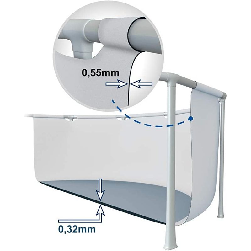Casa si Gradina - Gradina si terasa - Piscine si accesorii - Piscine - Piscina cadru metalic Intex Prism Frame 26702NP, 305x76 cm, 4.500 litri, cu toate accesoriile - Infinity.ro
