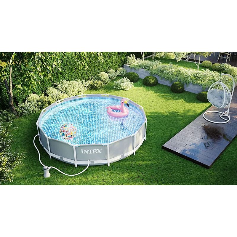 Casa si Gradina - Gradina si terasa - Piscine si accesorii - Piscine - Piscina cadru metalic Intex Prism Frame 26702NP, 305x76 cm, 4.500 litri, cu toate accesoriile - Infinity.ro
