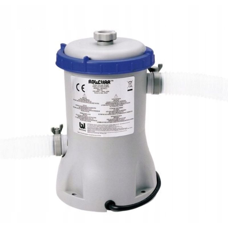 Casa si Gradina - Gradina si terasa - Piscine si accesorii - Piscine - Piscina cadru metalic Bestway, 366x100cm, 9.150 litri, cu pompa de filtrare si scara - Infinity.ro