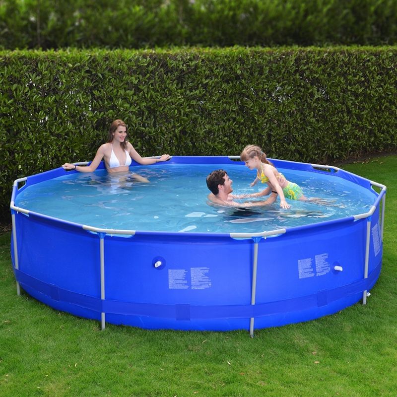 Casa si Gradina - Gradina si terasa - Piscine si accesorii - Piscine - Piscina cadru metalic Bestway, 305x76 cm, 4.500 litri, cu toate accesoriile - Infinity.ro