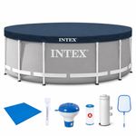 Casa si Gradina - Gradina si terasa - Piscine si accesorii - Piscine - Piscina cadru metalic Intex 26712NP Prism Frame, 366x76 cm, 6.500 litri, cu toate accesoriile - Infinity.ro