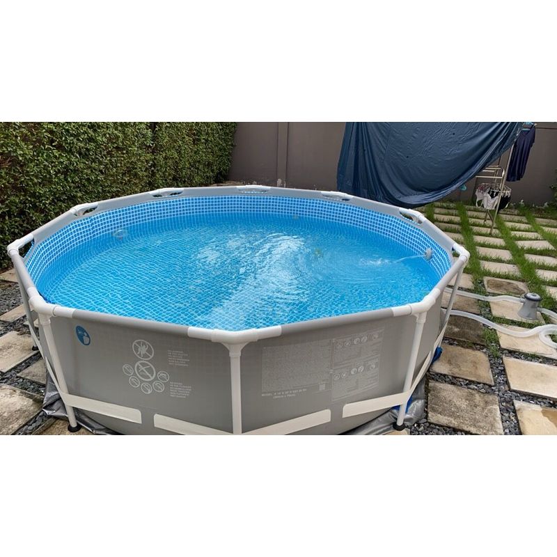 Casa si Gradina - Gradina si terasa - Piscine si accesorii - Piscine - Piscina cadru metalic Intex 26712NP Prism Frame, 366x76 cm, 6.500 litri, cu toate accesoriile - Infinity.ro