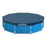 Casa si Gradina - Gradina si terasa - Piscine si accesorii - Piscine - Prelata rotunda pentru piscina Intex 28031, D366xH25 cm, PVC, bleumarin - Infinity.ro