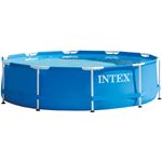 Casa si Gradina - Gradina si terasa - Piscine si accesorii - Piscine - Piscina cadru metalic Intex, 305x76 cm, 4500 litri, rotunda - Infinity.ro