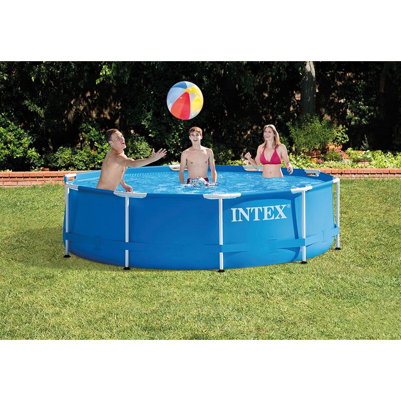 Casa si Gradina - Gradina si terasa - Piscine si accesorii - Piscine - Piscina cadru metalic Intex, 305x76 cm, 4500 litri, rotunda - Infinity.ro